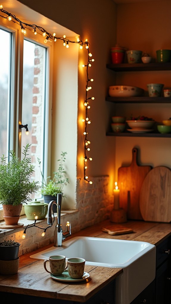magical kitchen holiday lights
