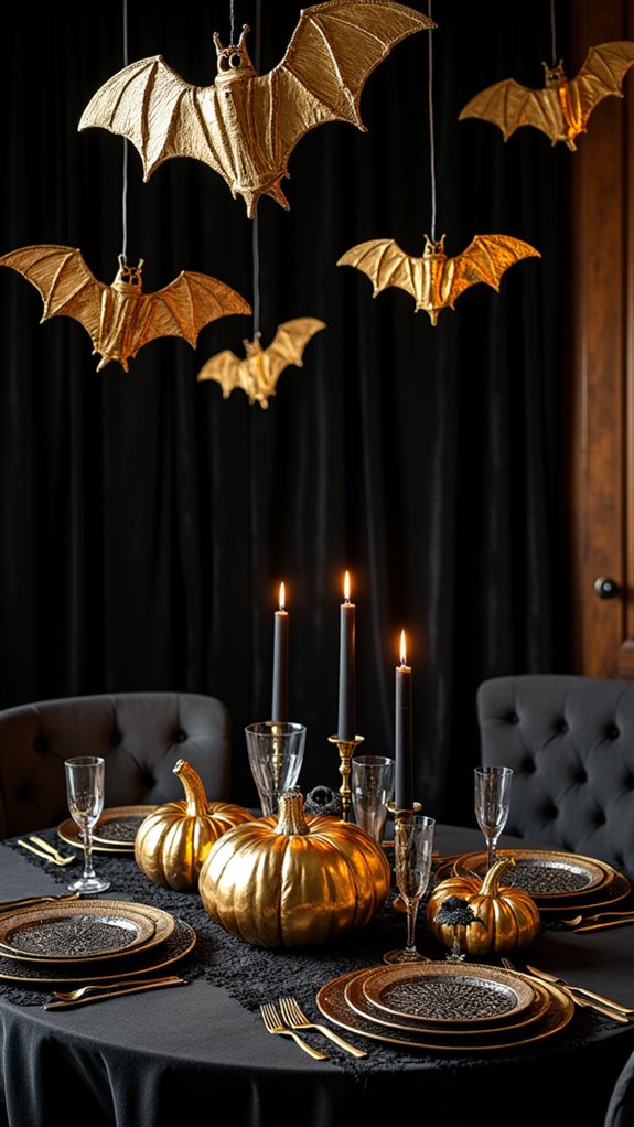 opulent halloween decor accents