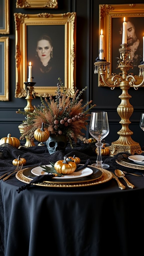 elegant halloween photo displays