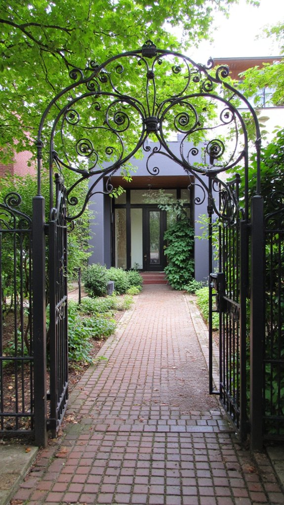 elegant decorative wrought iron