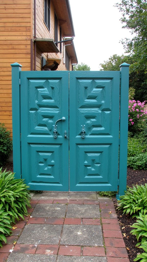 vibrant personality through gates