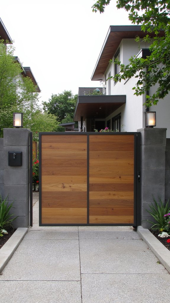 convenient secure stylish entryway