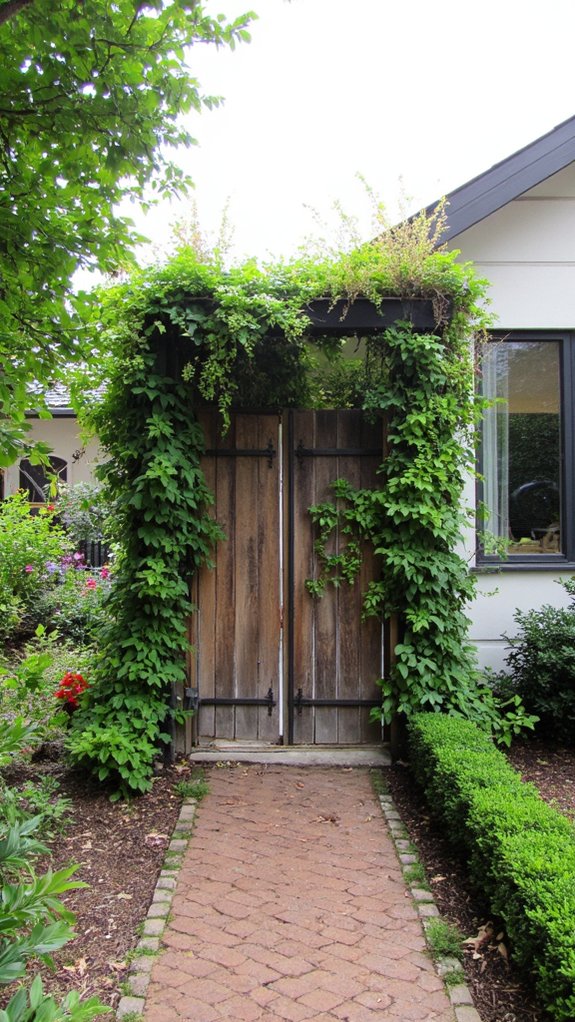 functional decorative garden entryway