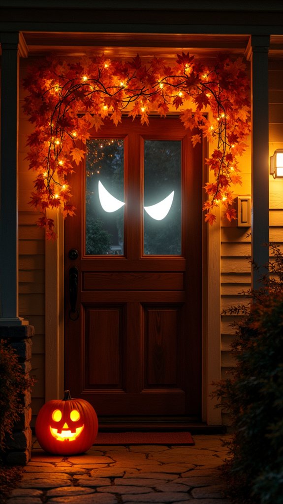 spooky halloween window decorations