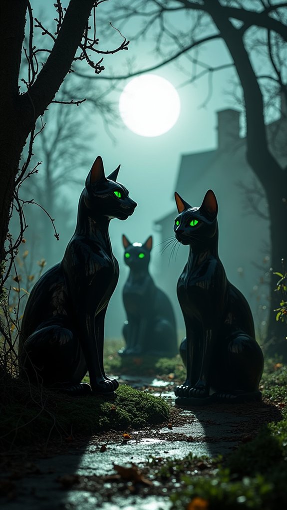 whimsical halloween cat decorations