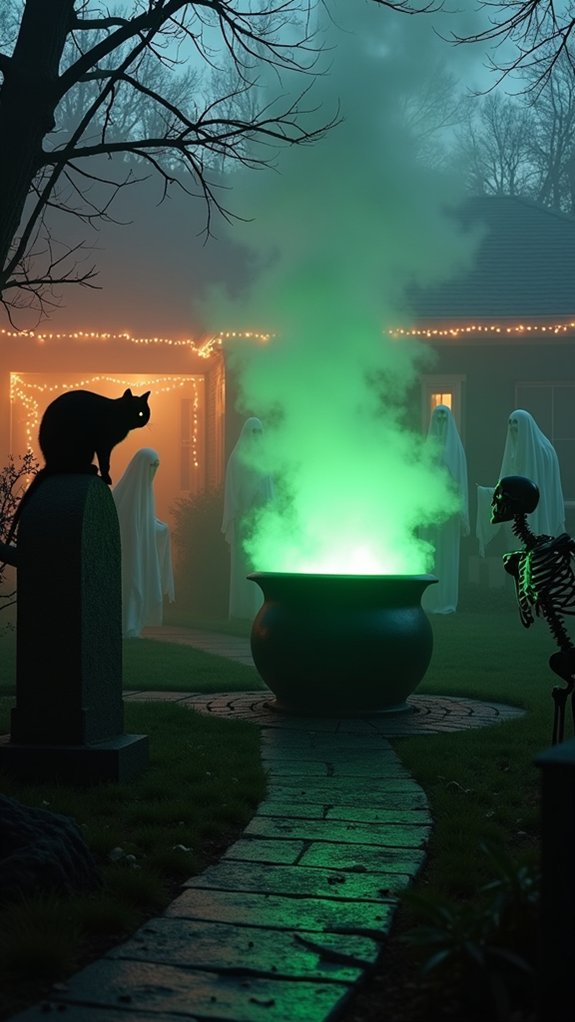 witch s cauldron halloween decor
