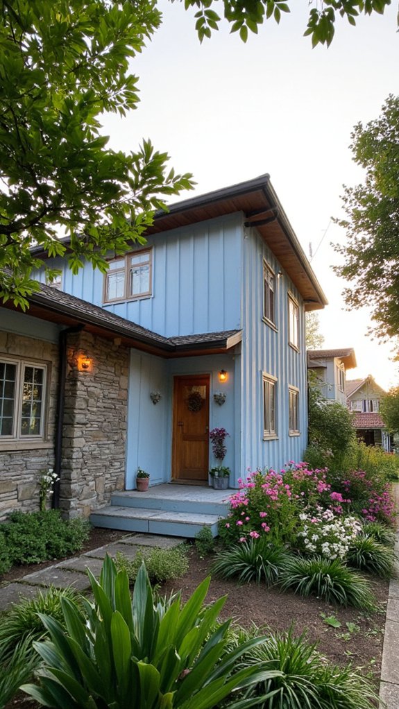 tranquil soft blue elegance