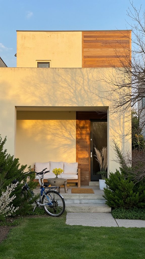 inviting and cheerful exterior