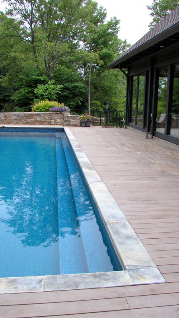 elegant functional lap pool