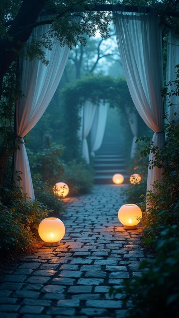 ghostly lanterns for halloween