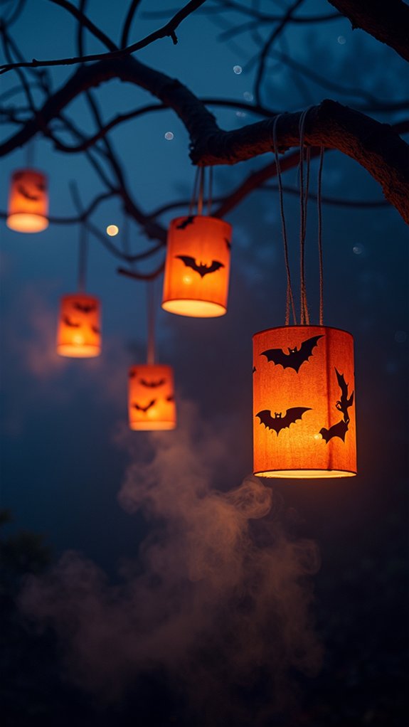 bat themed halloween decorations
