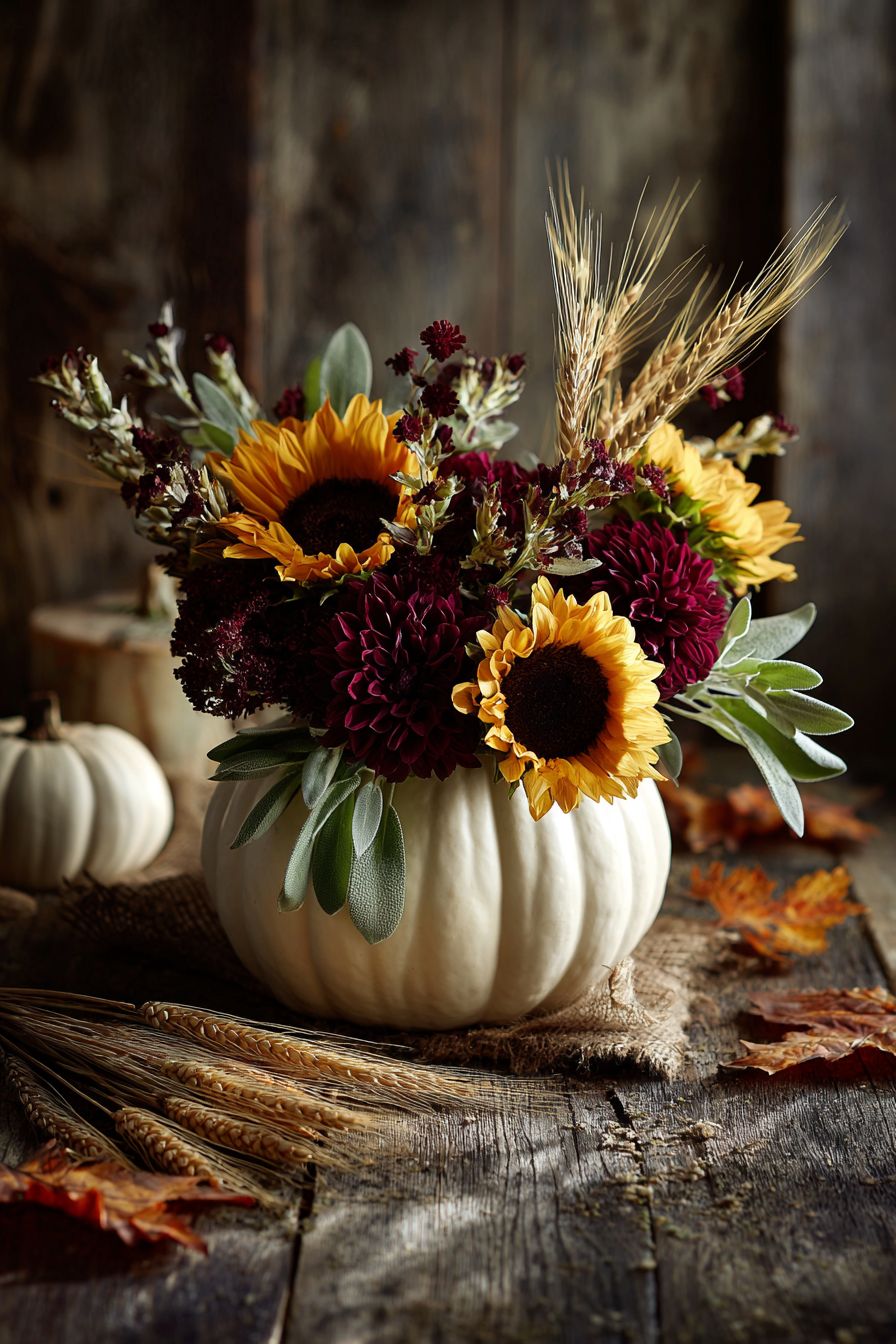 Create a Natural Pumpkin Vase