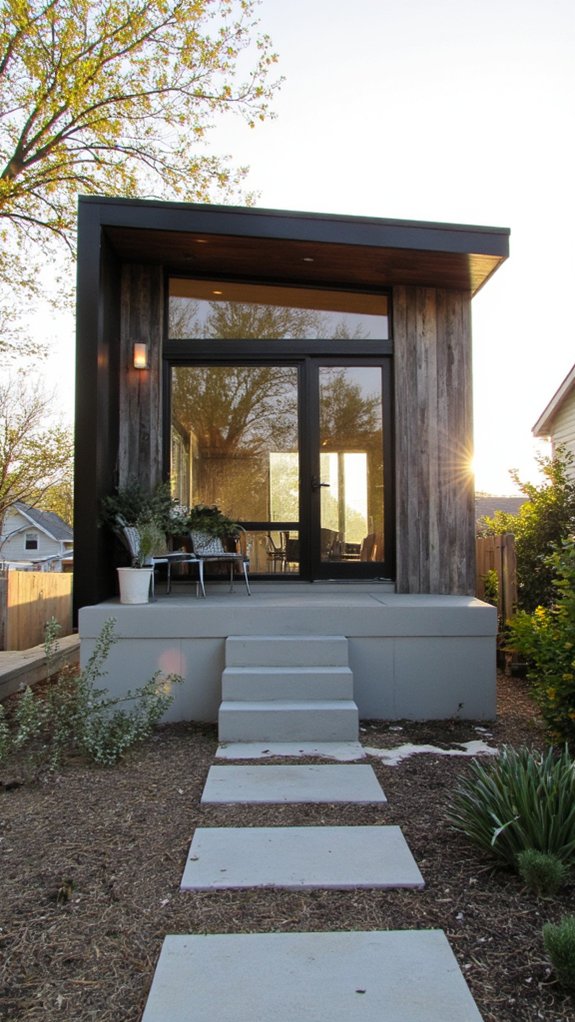 sleek minimalism enhances tiny homes