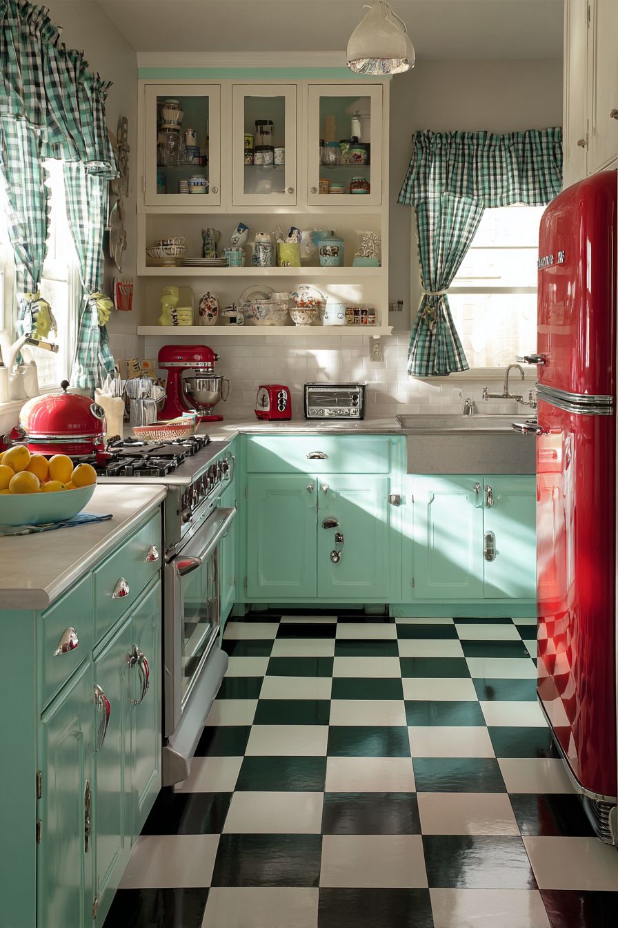 Install a Checkered Linoleum Floor