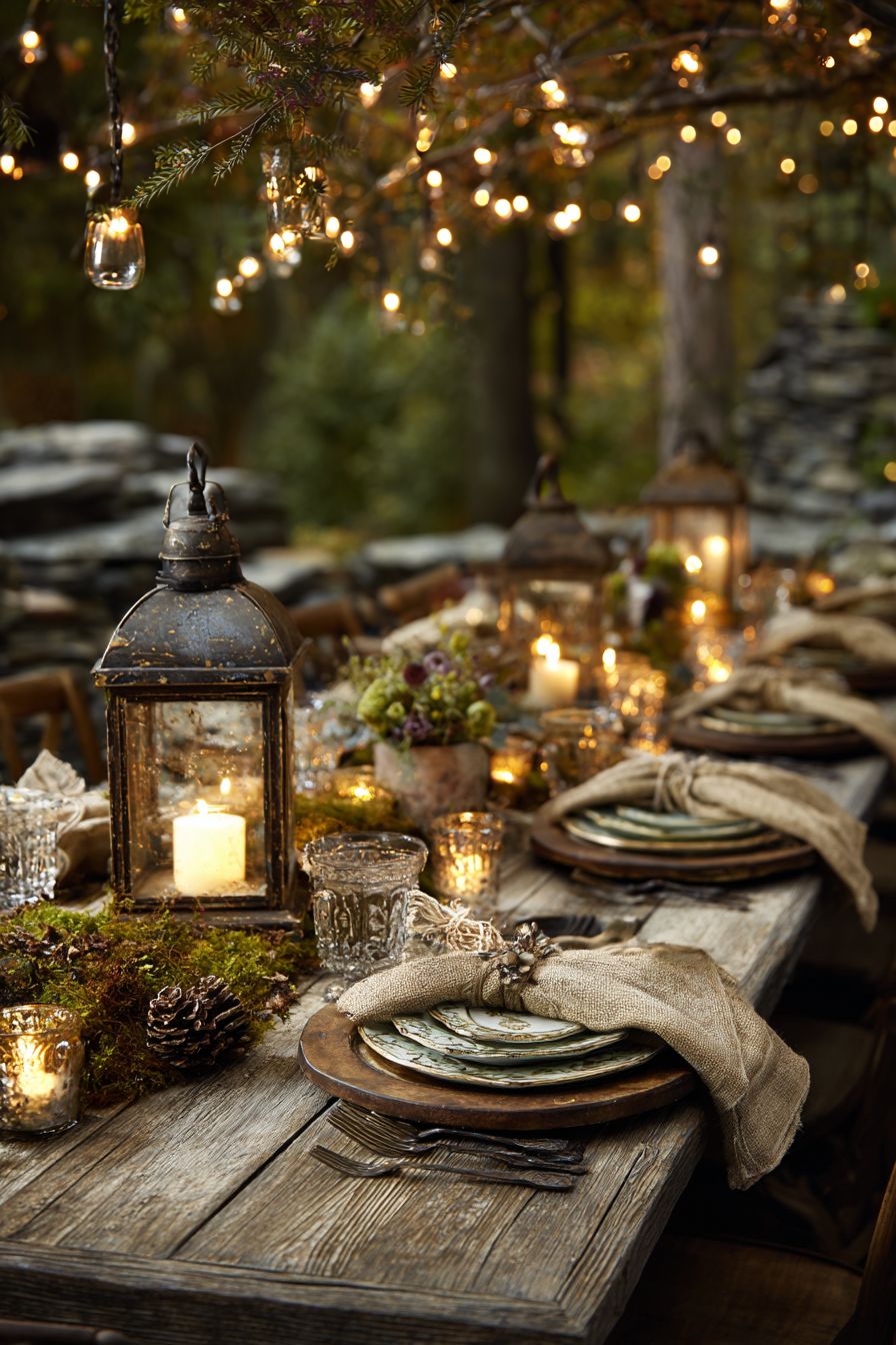 Transform with a Rustic Woodland Theme