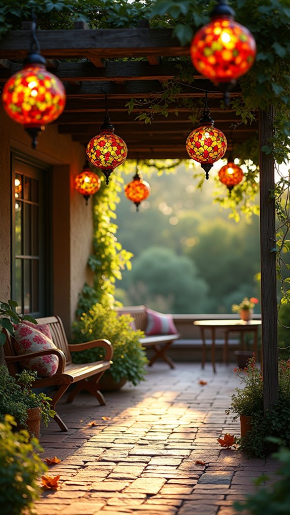 colorful outdoor holiday decorations