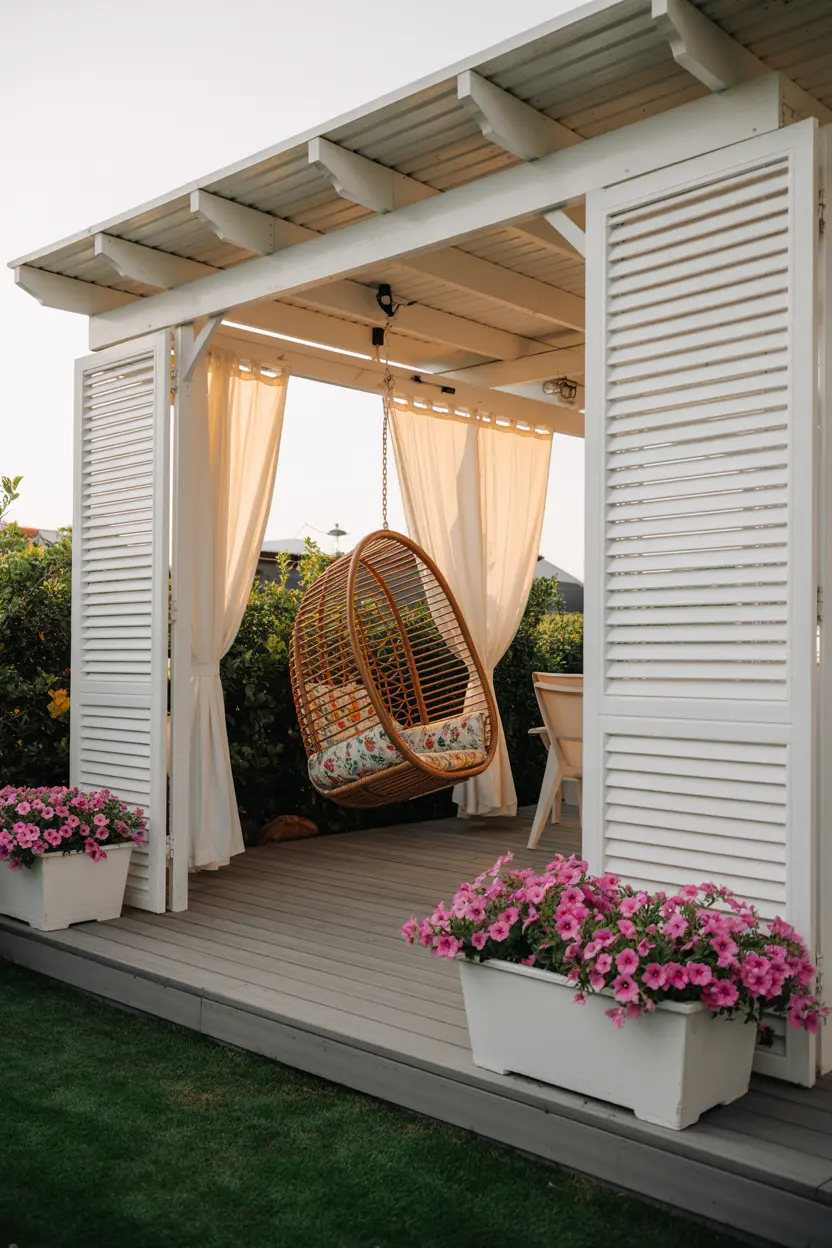 20 Dreamy Outdoor Escapes: Cozy Patio and Pergola Ideas
