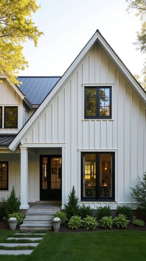 modern farmhouse vertical siding
