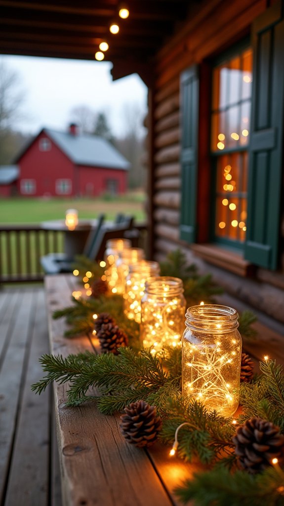 cozy mason jar decorations