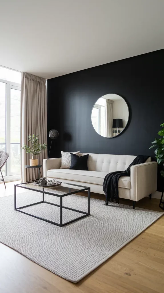 30 Black Living Room Ideas To Style A Modern, Cozy, And Bold Space
