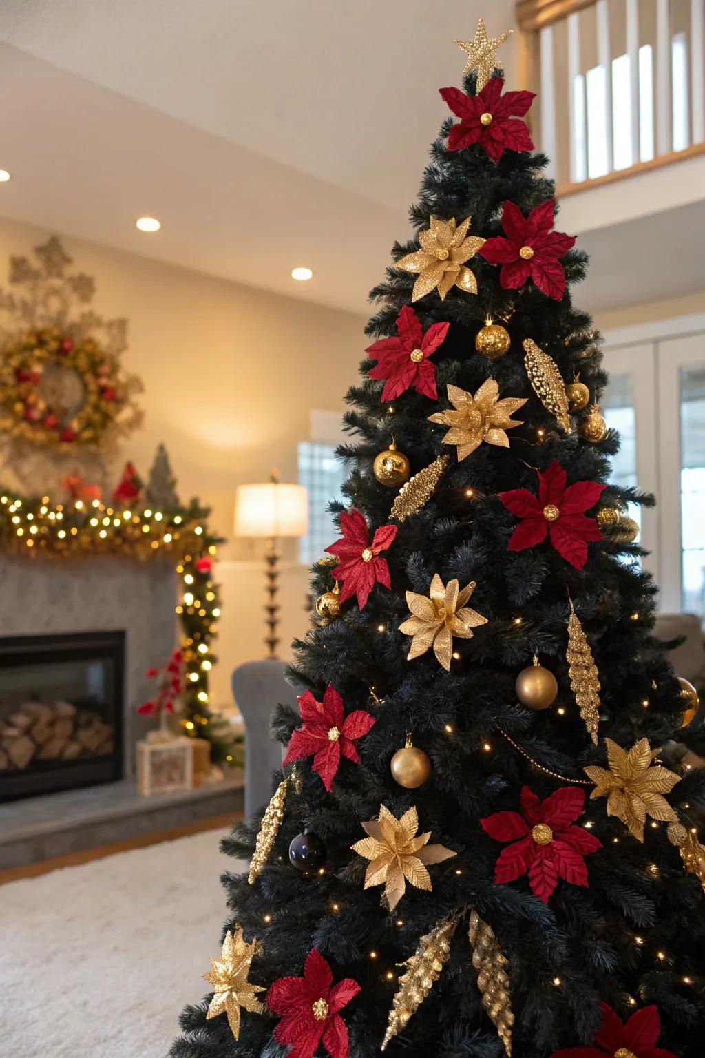 Bold Black Christmas Tree Ideas for a Striking Holiday Decor