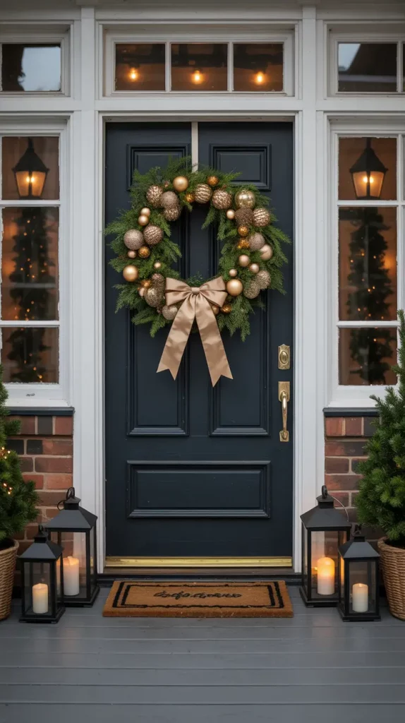 Christmas Wreaths Ideas: Elegant Front Door Wreaths
