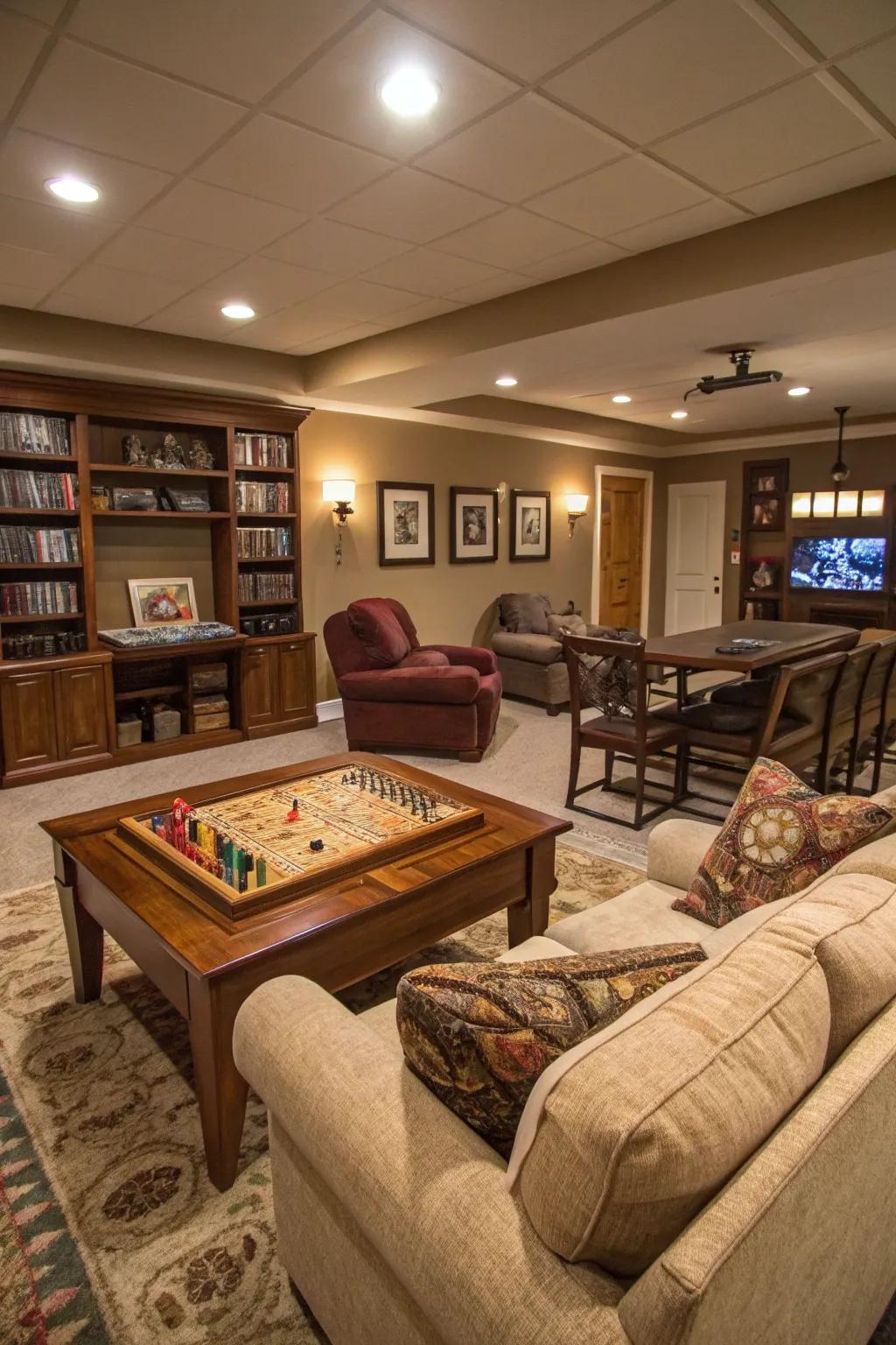 Innovative and Inspiring Basement Family Room Layout Ideas