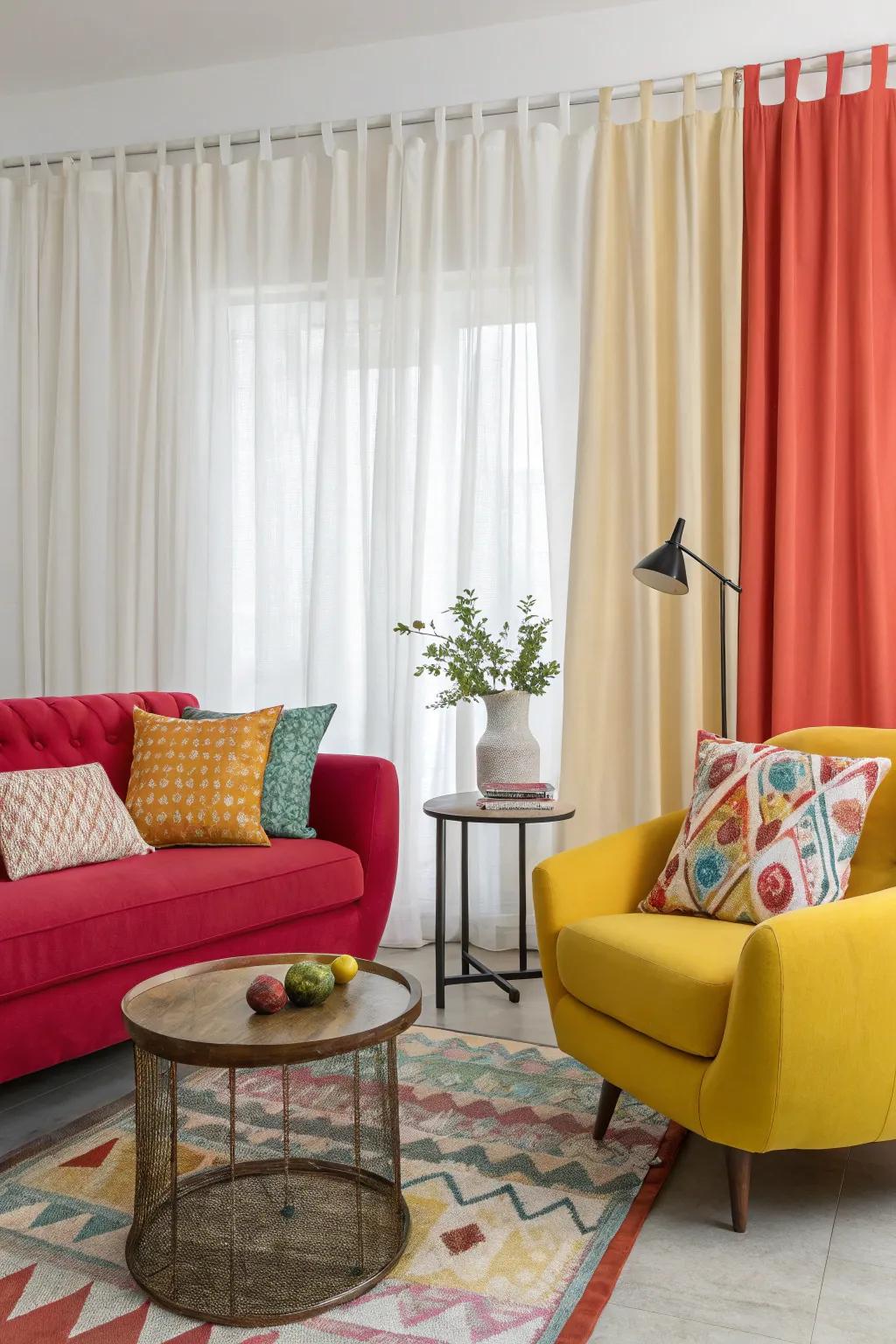 Creative Curtain Ideas to Transform Your Living Room Decor