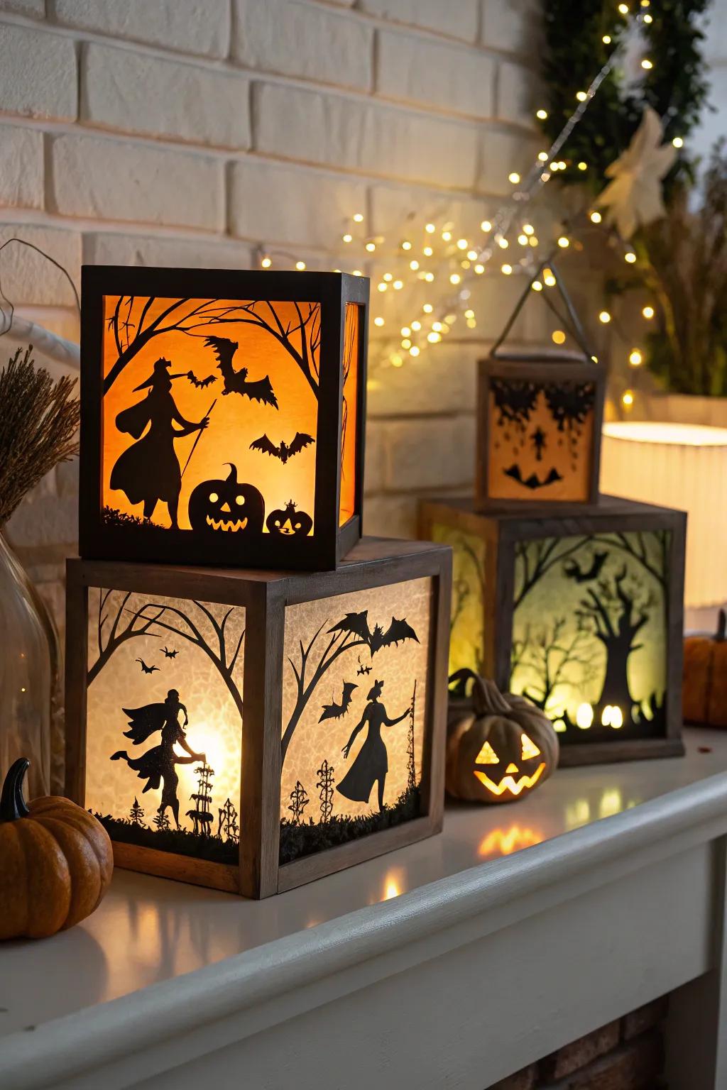 Shadow housings generate captivating mini-scenes