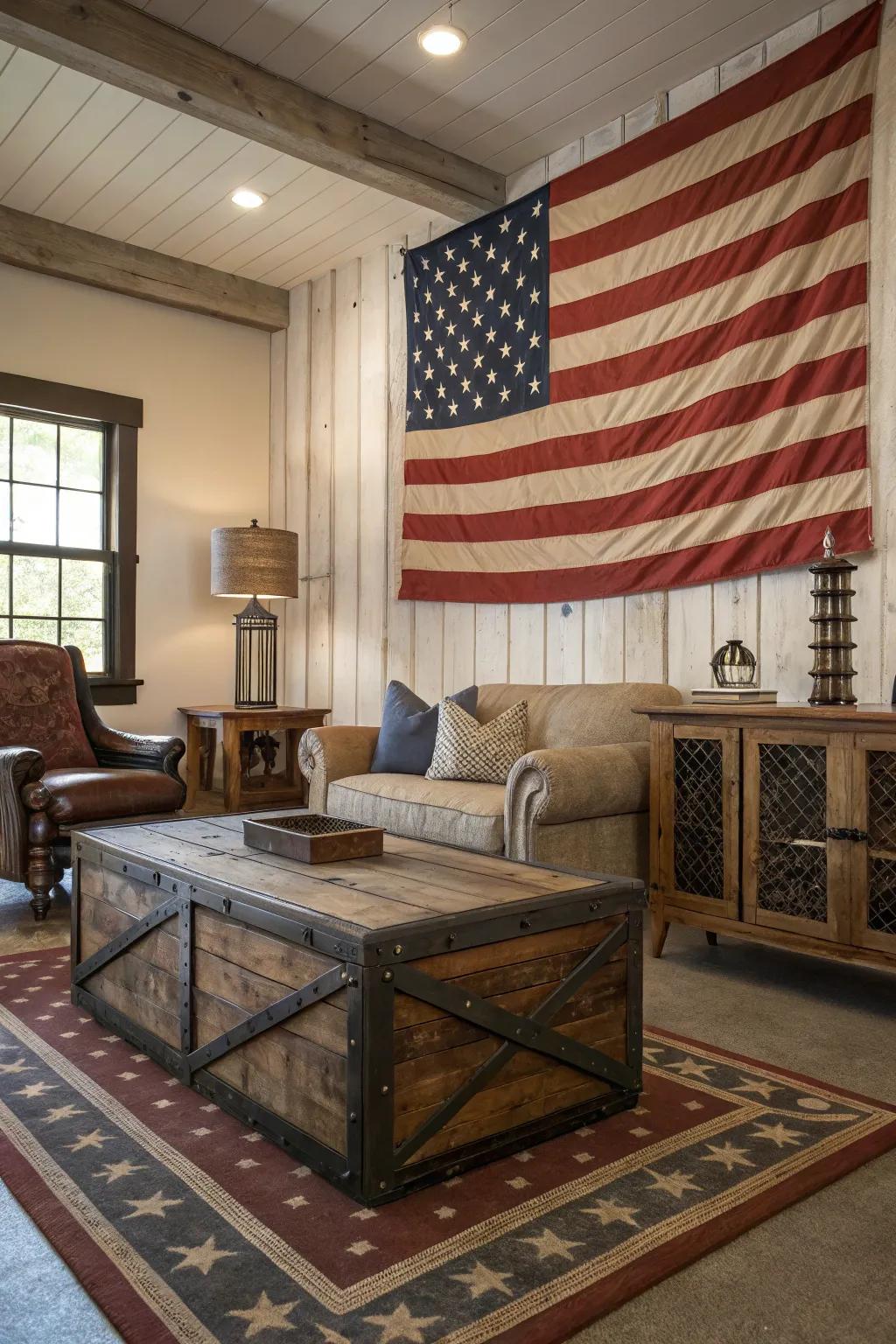 Bold and Striking American Flag Designs to Elevate Your Space