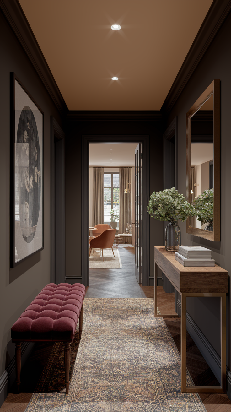 28 Stunning Dark Hallway Ideas to Transform Gloomy Corners into Beautiful Spaces