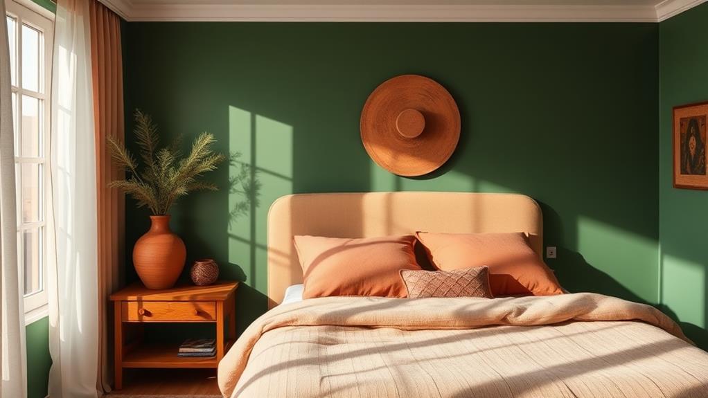 23 Stunning Green and Terracotta Bedroom Ideas for a Cozy, Stylish Space