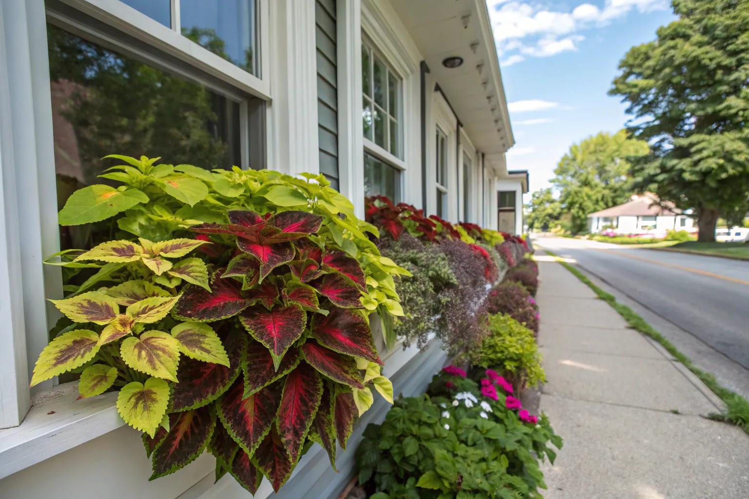 16+ Creative Coleus Window Box Ideas to Brighten Your Space