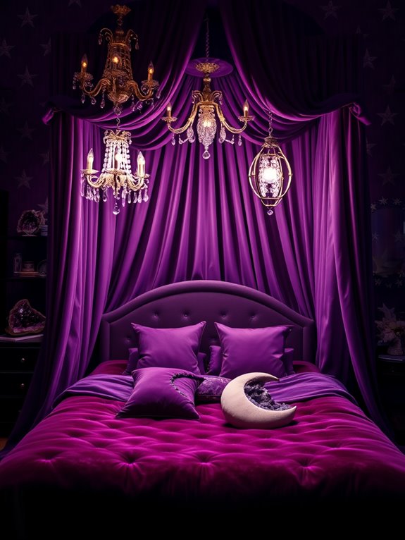 22 Enchanting Purple Witchy Bedroom Decor Ideas 22 Enchanting Purple Witchy Bedroom Decor Ideas